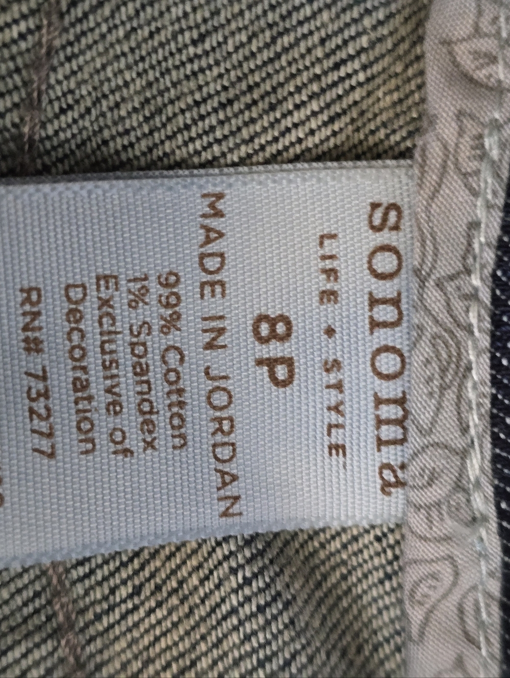 Sonoma Denim Mini Skirt – Dark Wash | Modern Fit | Size 8 Petite | Y2K Casual - Picture 5 of 5